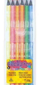 6006937068605 BibleMarkers Neon Pencils