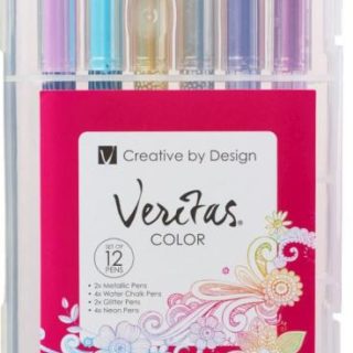 6006937140486 Veritas Color Gel Pens 12 Pack