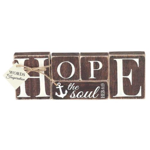 603799086240 Hope Anchor The Soul Heb 6:19 Tabletop Plaque