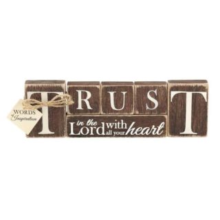 603799086400 Trust In The Lord Tabletop Plaque