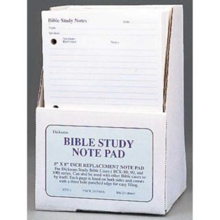 603799230186 Bible Study Note Pad Refill