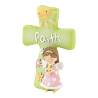 603799425063 Faith Angel Tabletop Cross