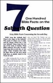 9780828019736 1 Hundred Facts On The Sabbath Question Pkg Of 100