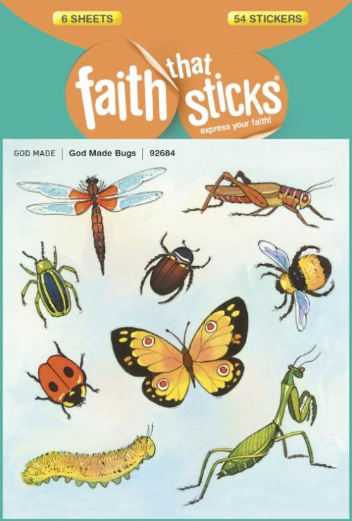 9781414392684 God Made Bugs Stickers