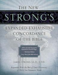 9781418541682 New Strongs Expanded Exhaustive Concordance Of The Bible