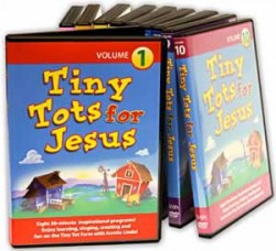 4333004077 Tiny Tots For Jesus 10V Set (DVD)