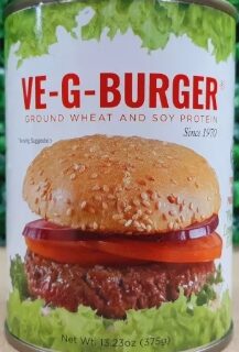 VE G BURGER CV 375G VEGAN