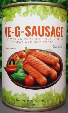 VE G SAUSAGE CV 350G VEGAN