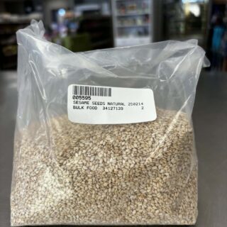 SESAME SEEDS NATURAL UNHULLED 500G