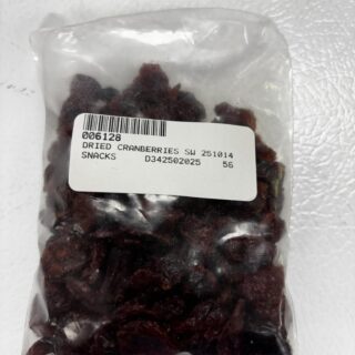 DRIED CRANBERRIES SWEET USA 140G