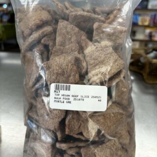 TVP VEGAN BEEF SLICES 500G [MYRTLE GREENS]