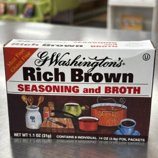 G WASHINGTON BROTH RICH BROWN 31G GF