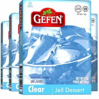 GEFEN CLEAR UNFLAVORED JELL DESSERT 85G