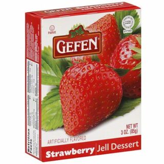 GEFEN STRAWBERRY JELL DESSERT 85G