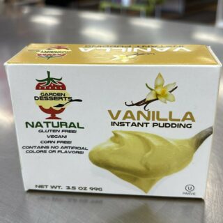 VANILLA INSTANT PUDDING 99G GF VEGAN