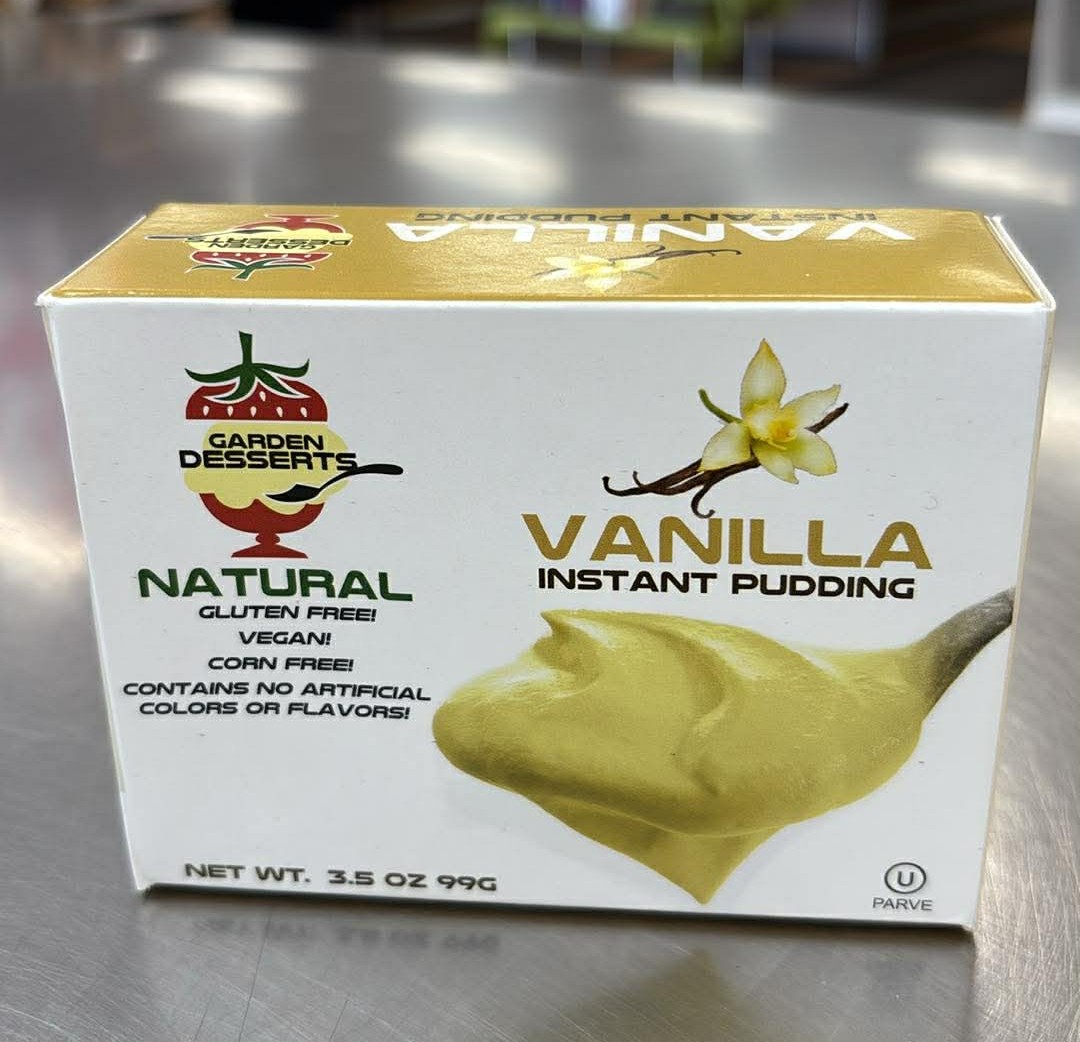 VANILLA INSTANT PUDDING 99G GF VEGAN