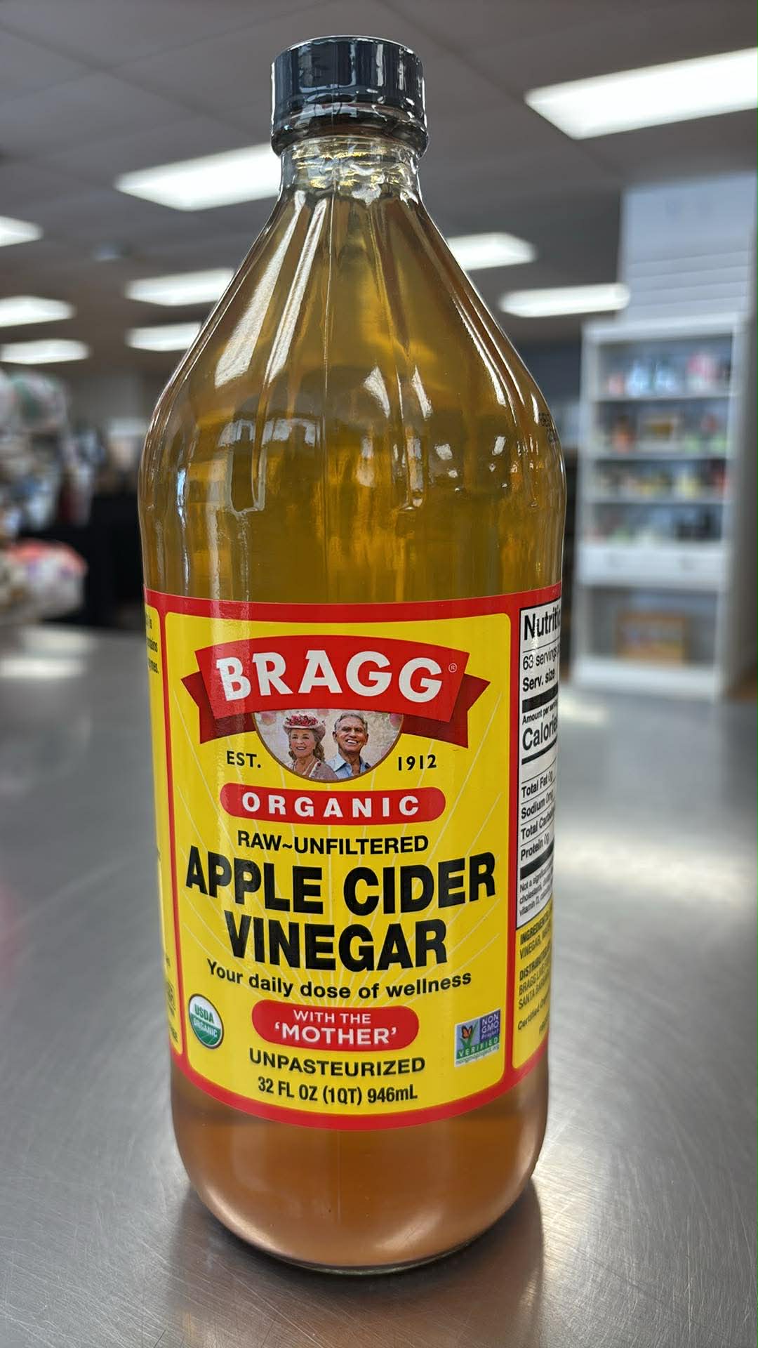 BRAGG APPLE CIDER ORG GF VINEGAR RAW UNFILTERED 946ML