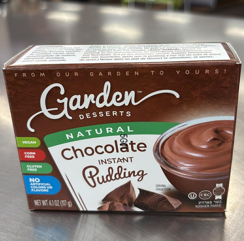 CHOCOLATE INSTANT PUDDING 117G GF VEGAN