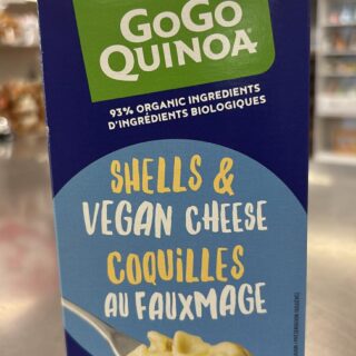 SHELLS & VEGAN CHEESE [GOGO QUINOA] 170G GF VEGAN NONGMO